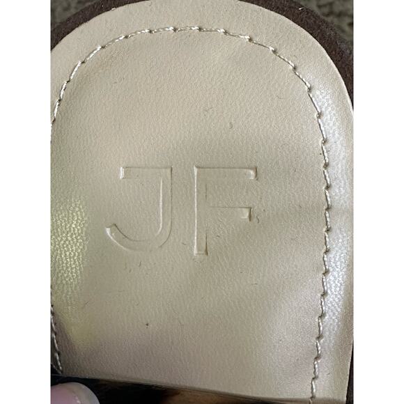 Just Fab Cheetah Print Hanna Transparent Heeled Peep Open Toe Sandal Size 7.5 - Picture 8 of 8